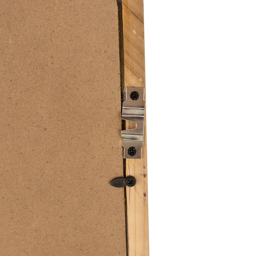 24"x36" Rectangle Wood Mirror, Farmhouse Wall Decor for Living Room Bedroom Entryway