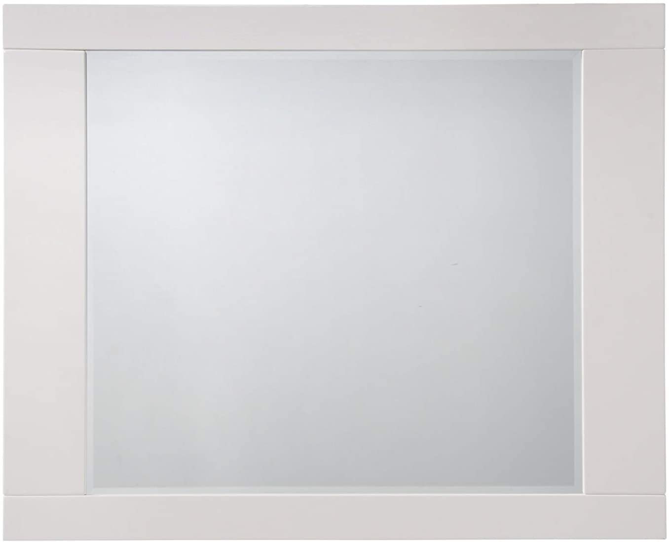 Naima II Mirror in White High Gloss 26774