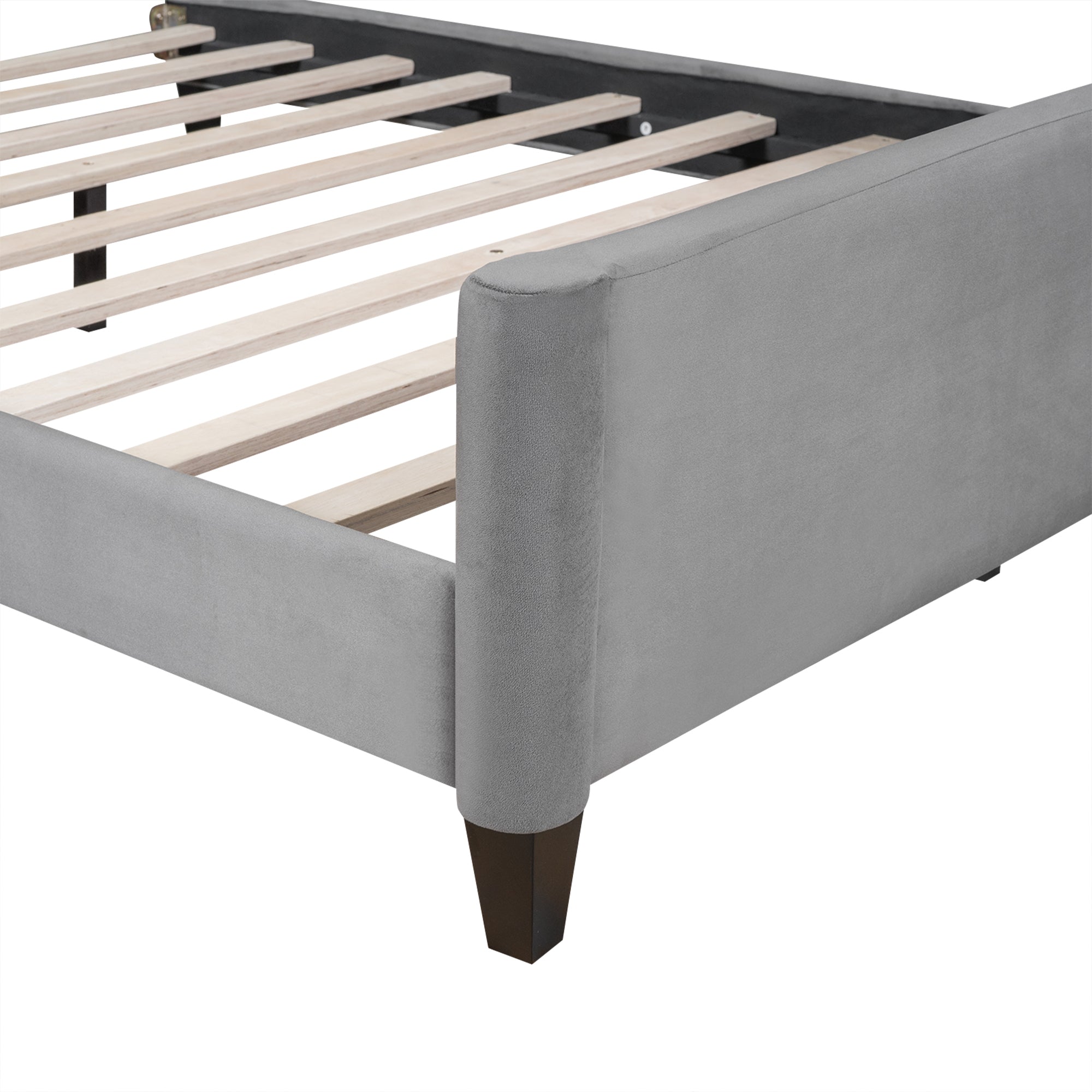 Modern Luxury Tufted Button Daybed, Full, Gray (Old SKU: SM001009AAE)