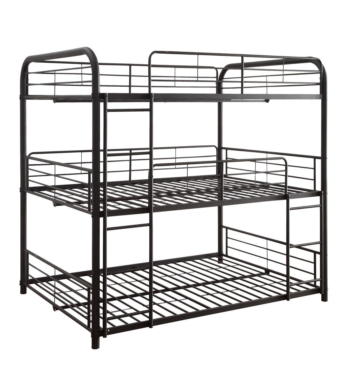 Cairo Bunk Bed - Triple Full in Sandy Black 37330