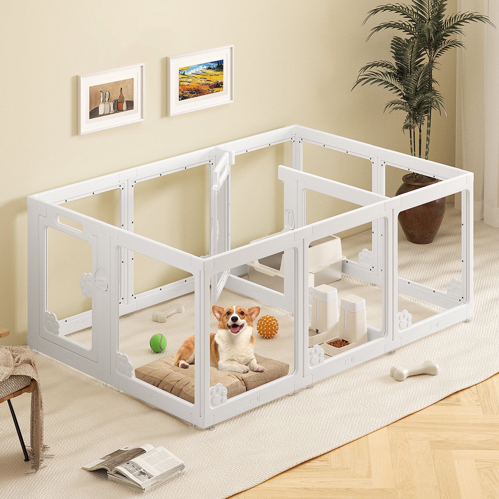 Animigo Clear Acrylic Plastic Cages for pets