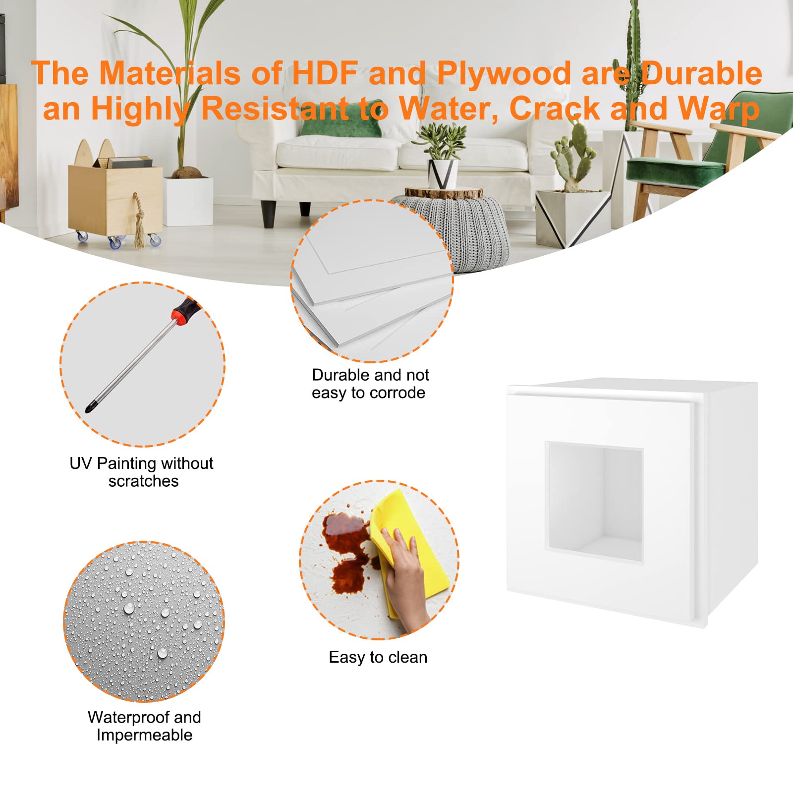 Square Wall-Mounted Cabinets