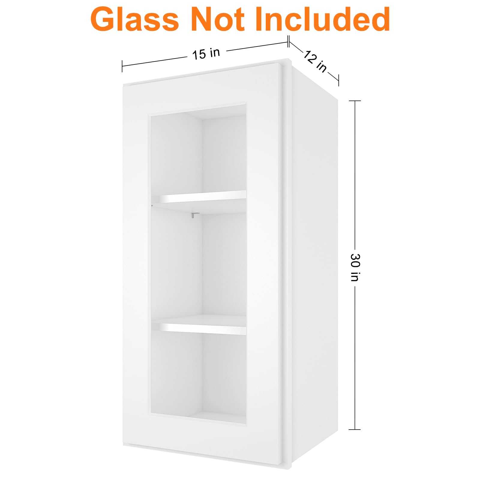 Wall Mounted Cabinet, Medicine Cabinets (Glass Not Included)