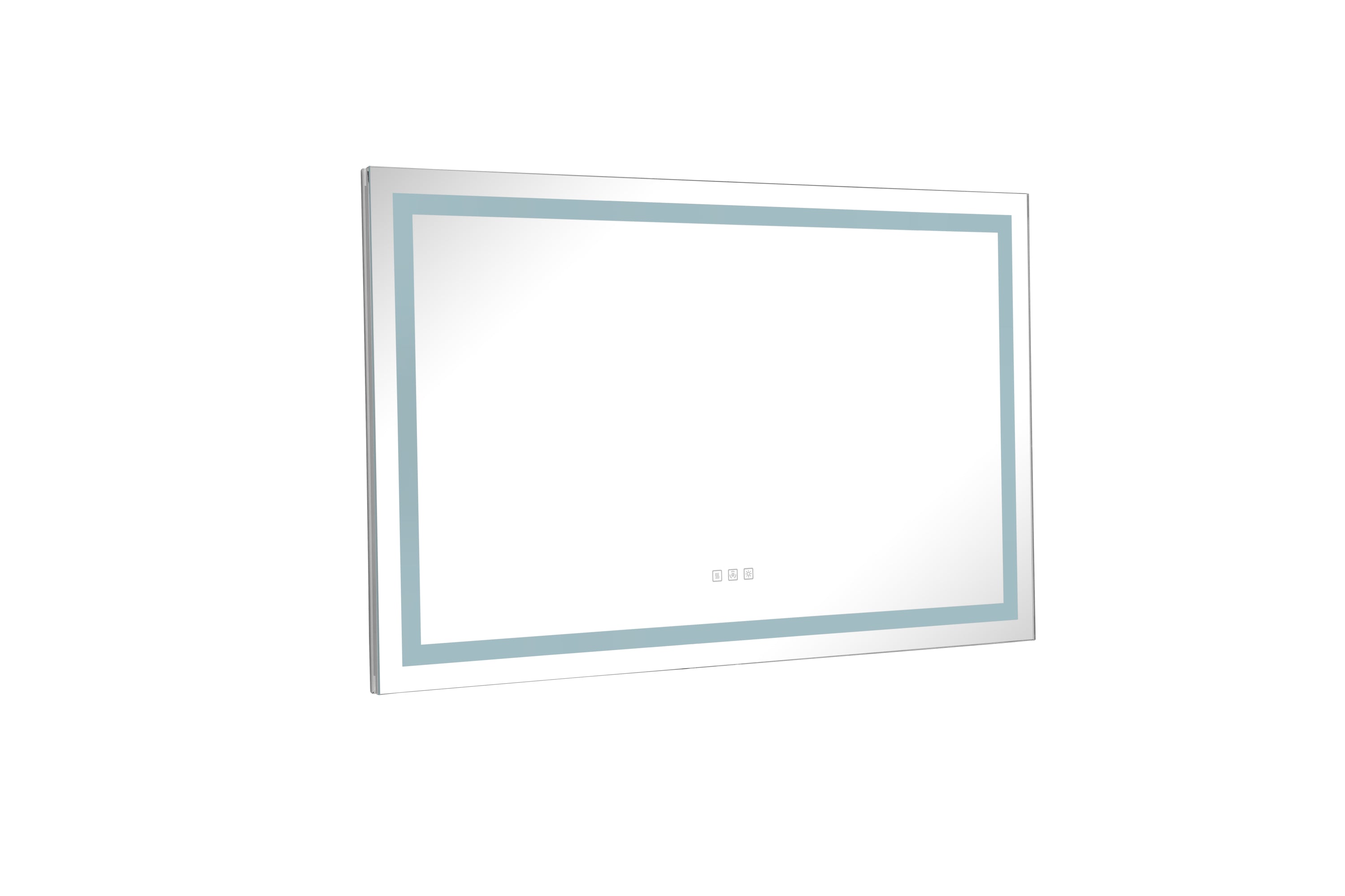 LED Bathroom Mirror 48 "x 36 " with Front and Backlight, Large Dimmable Wall Mirrors with Anti-Fog, Shatter-Proof, Memory, 3Colors, LED Vanity Mirror