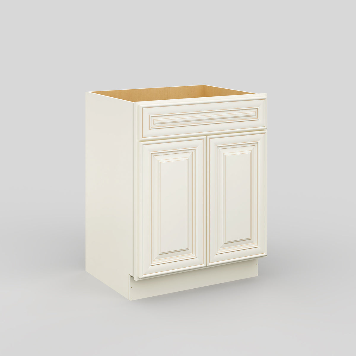 V series double door drawerless bathroom vanity base cabinet, kitchen cabinet