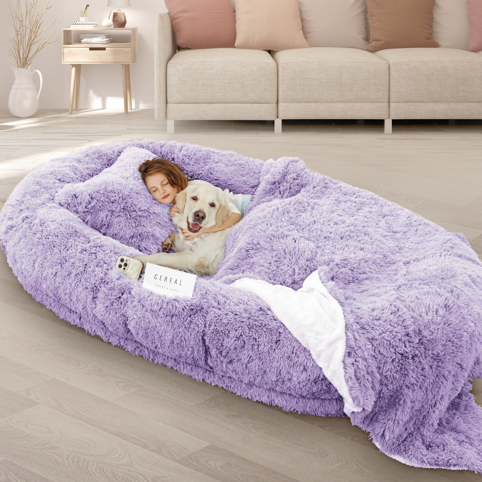 Memory Foam Washable Dog Bed