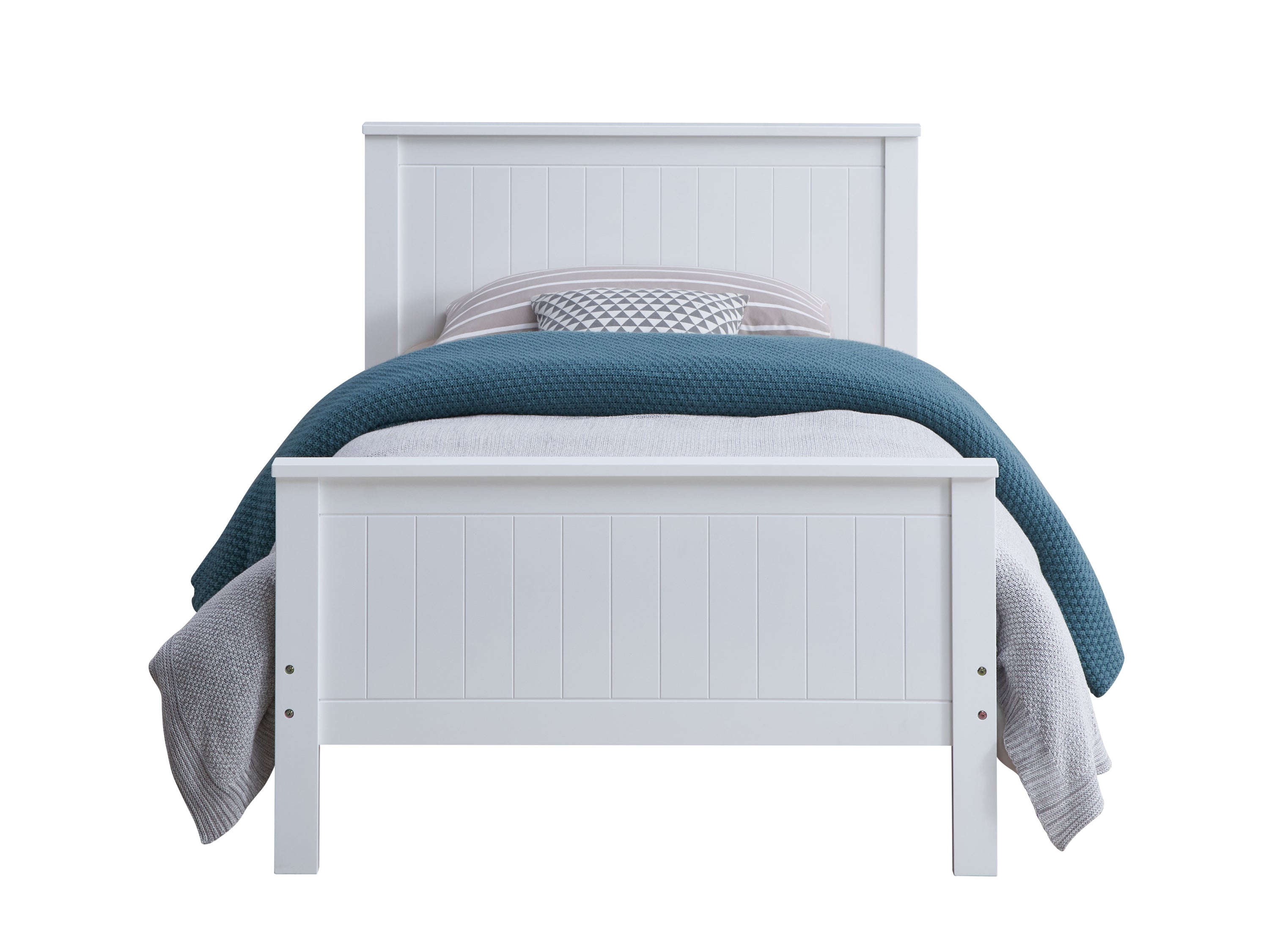 Bungalow Twin Bed in White 30025T