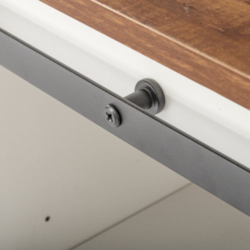Farmhouse Sliding Barn Door TV Stand