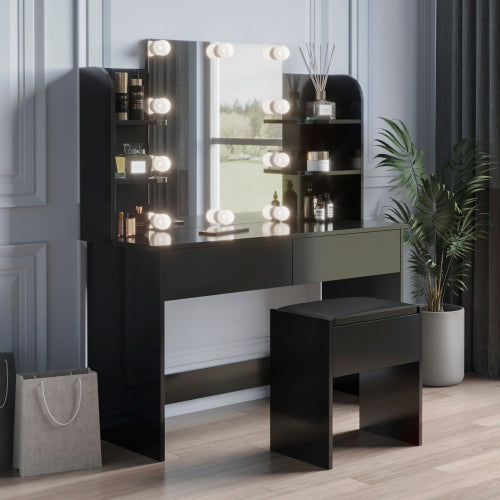 Modern Multifunction Dressing table Black
