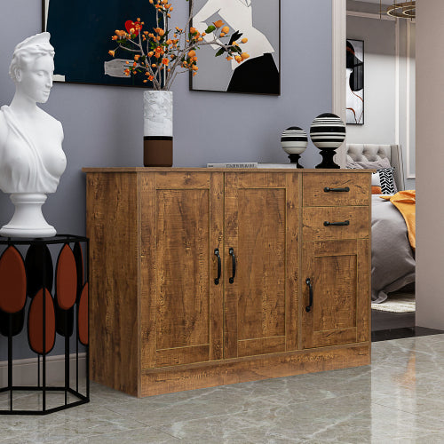 43.3 Inch Modern Wood Buffet Sideboard