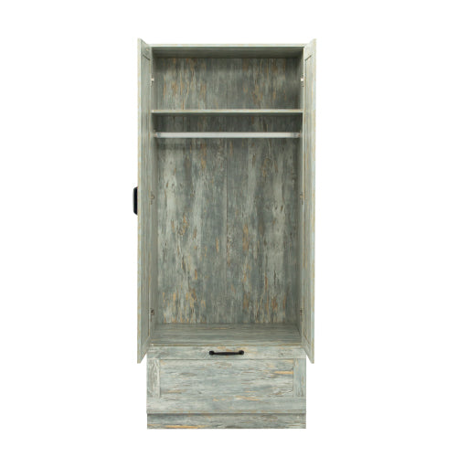 High Wardrobe & Kitchen Cabinet - Grey