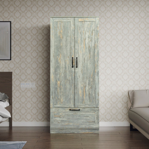 High Wardrobe & Kitchen Cabinet - Grey