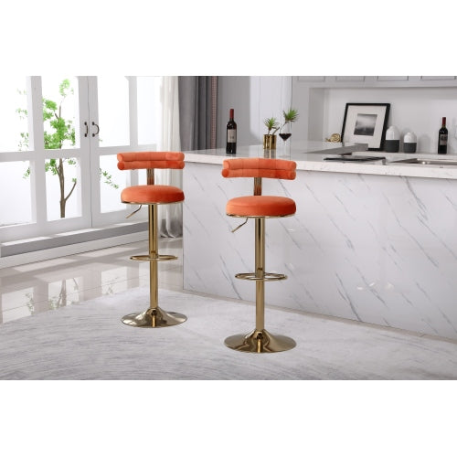 Bar Stools with Back and Footrest Counter Height Chairs