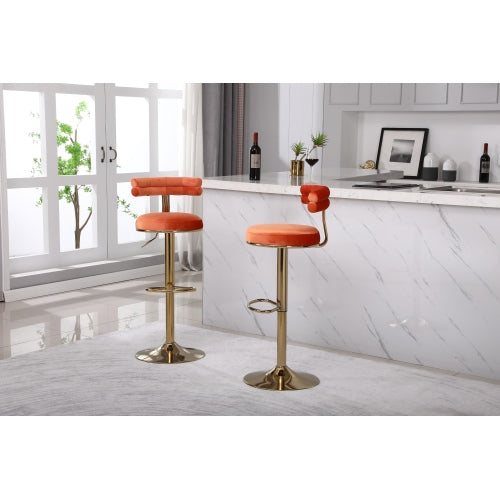 Bar Stools with Back and Footrest Counter Height Chairs