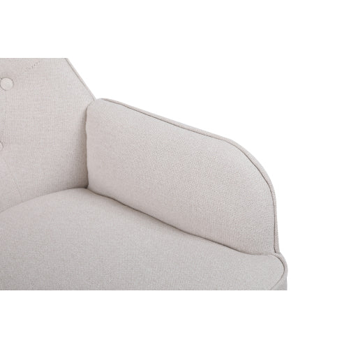 Modern Mid Century Chair Velvet Sherpa Armchair