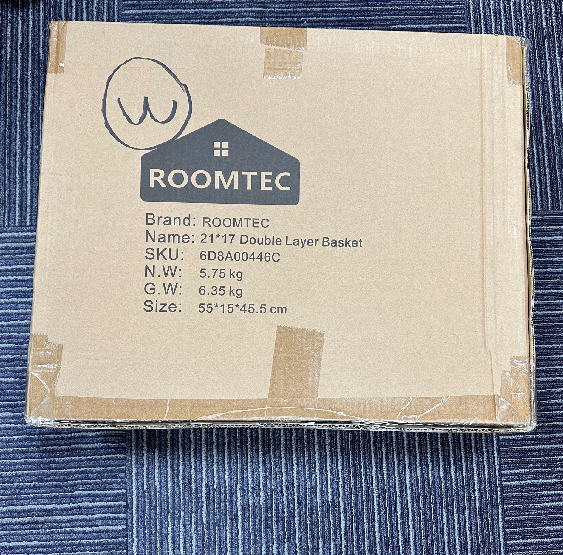 2 Tier Individual Pull Out Drawers For Kitchen Cabinets 21.5"D x 13.5"W x 15.3"H