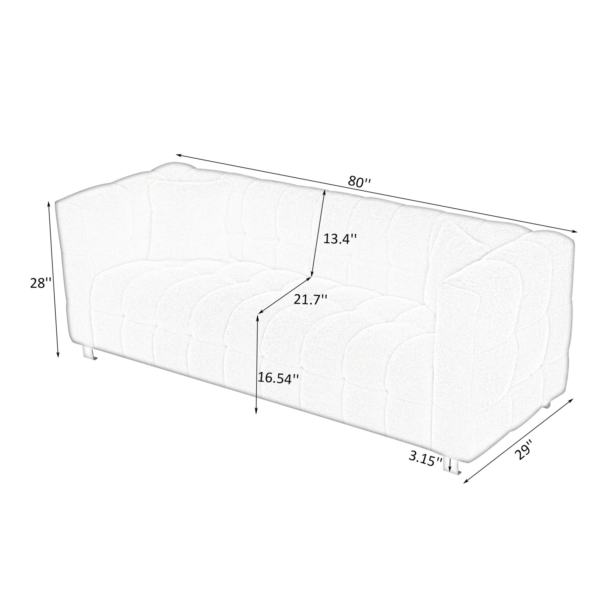 Convertible Sofa Bed, for Small Spaces, Bedroom & Living Room