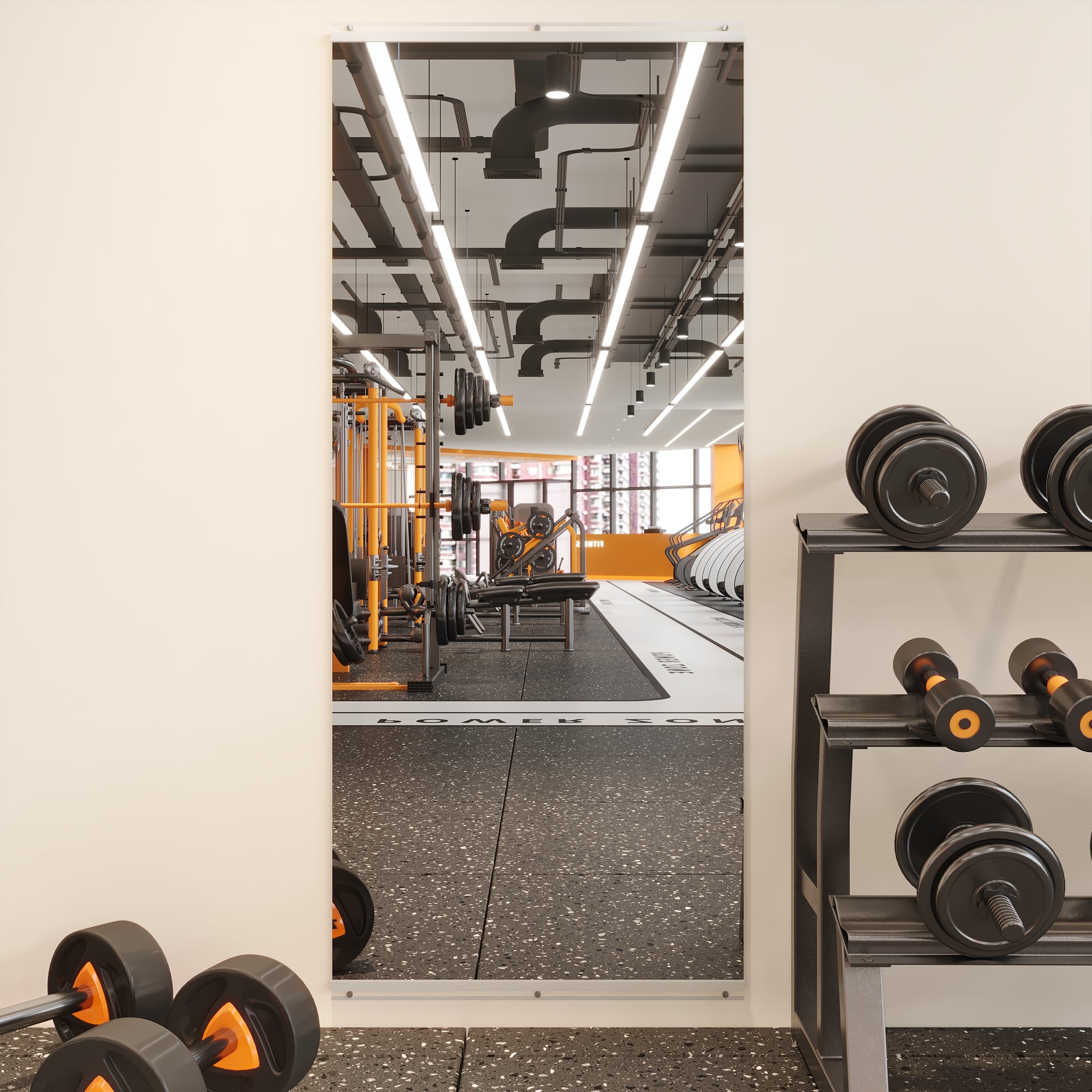 Workout Mirrors for Home Gym 60"x26"