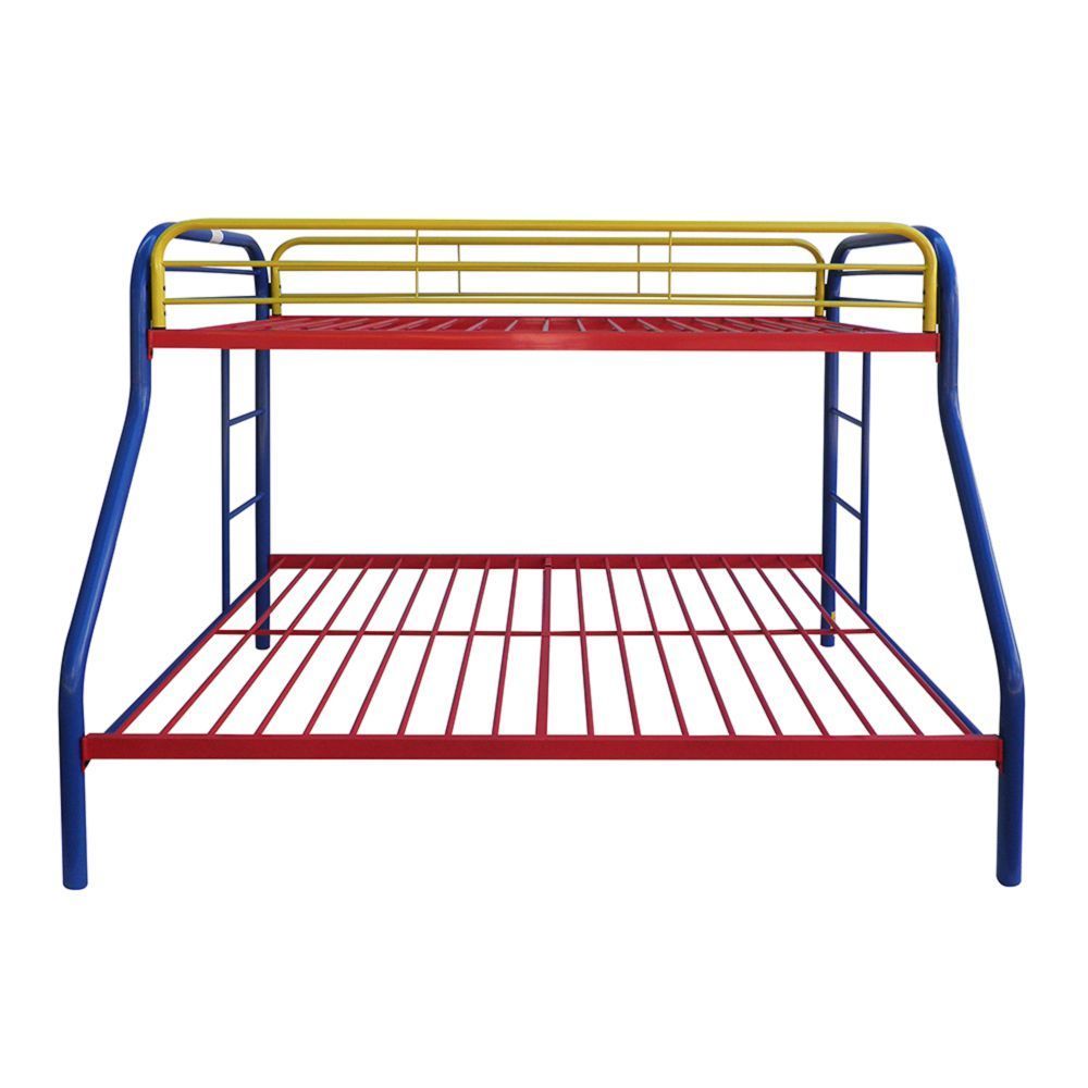 Tritan Bunk Bed (Twin/Full) in Rainbow 02053RNB