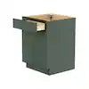 Easy-DIY Ready to Assemble Drawer Base Kitchen Cabinet in Shaker Basil with 1-Doors