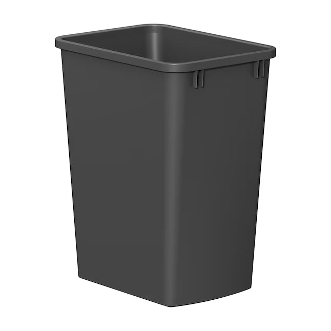 Trash Can Wastebasket Versatile Design for Kitchen Office Bathroom