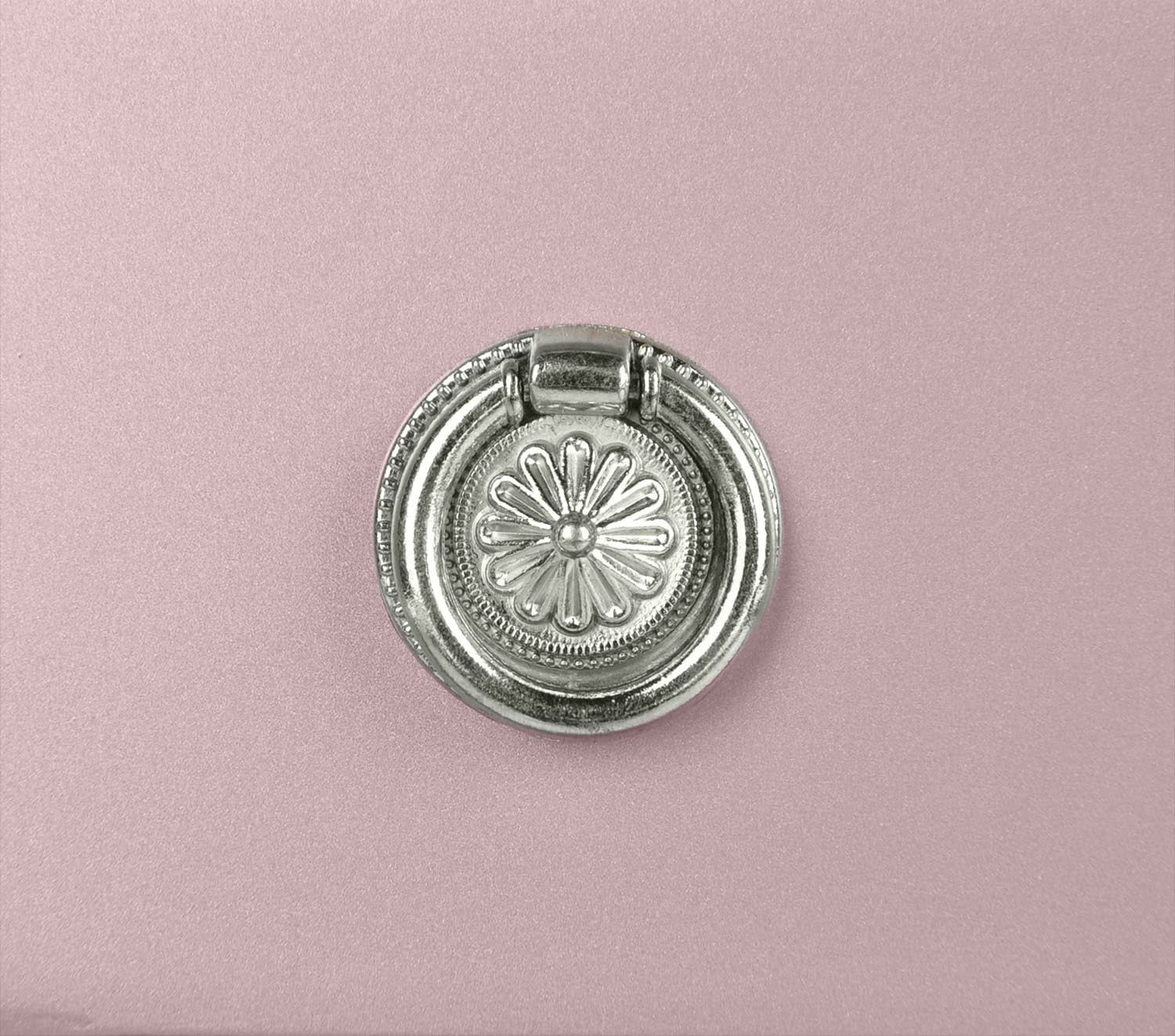 Bedroom Contemporary Vanity Set w Foldable Mirror Stool Drawers Rose Gold Color