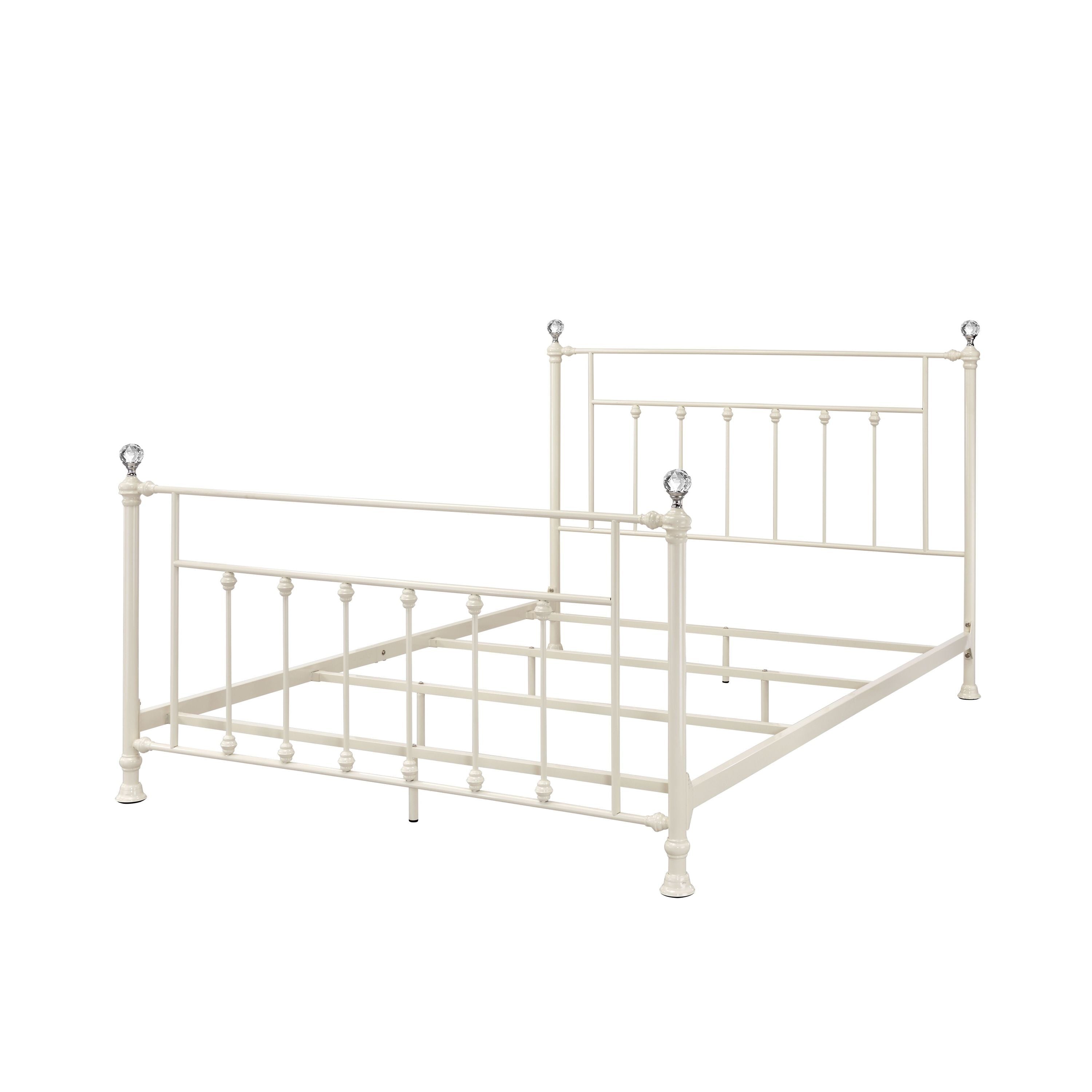 Comet Queen Bed, White Finish BD00134Q