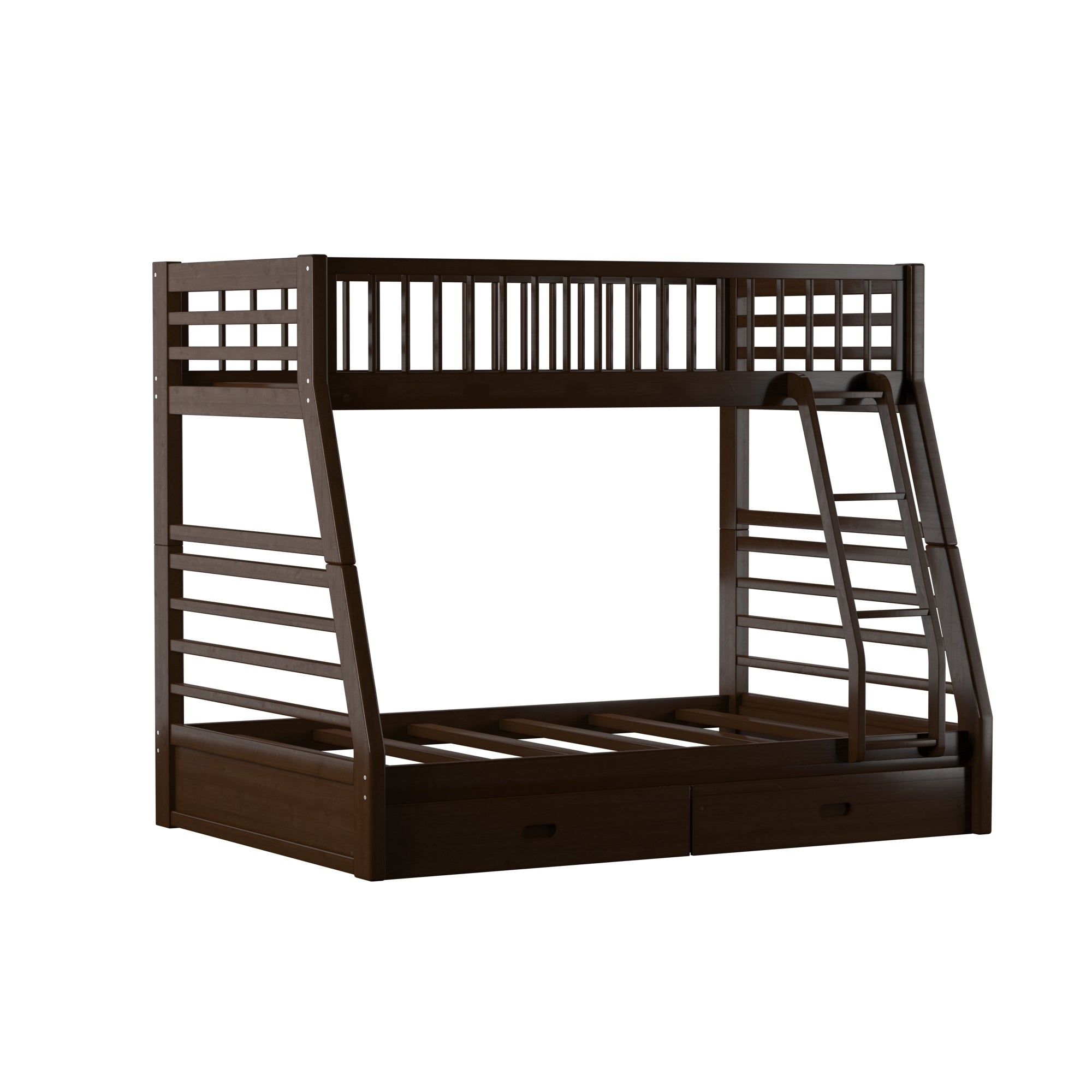 Jason Bunk Bed (Twin/Full) in Espresso 02020