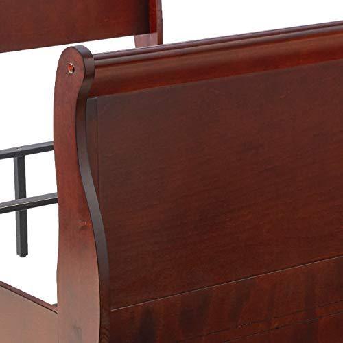 Louis Philippe III Queen Bed in Cherry 19520Q