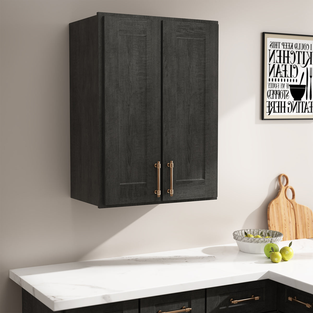 W Series Wall Cabinet with 2 Doors and shelves-5