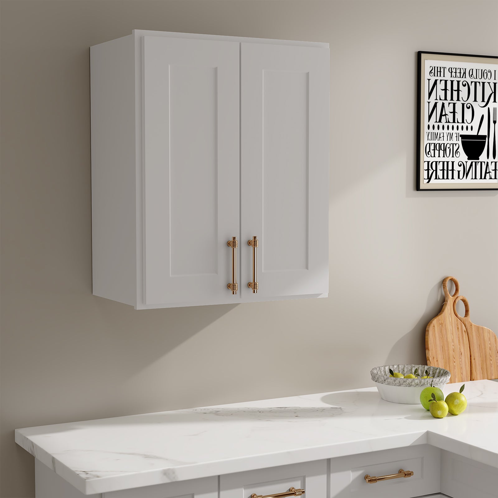 W Series Wall Cabinet with 2 Doors and shelves-4