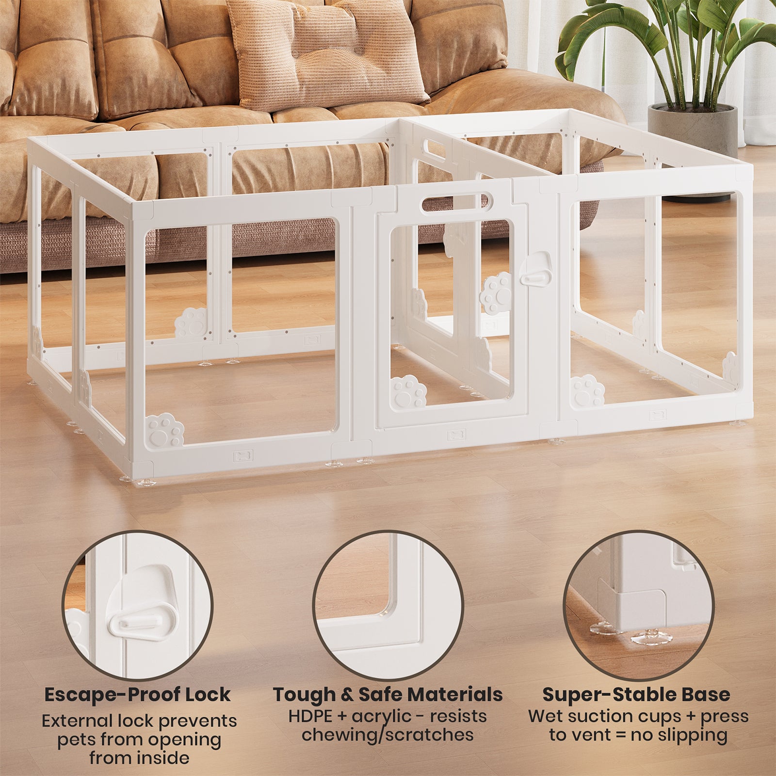 Animigo Clear Acrylic Plastic Cages for pets