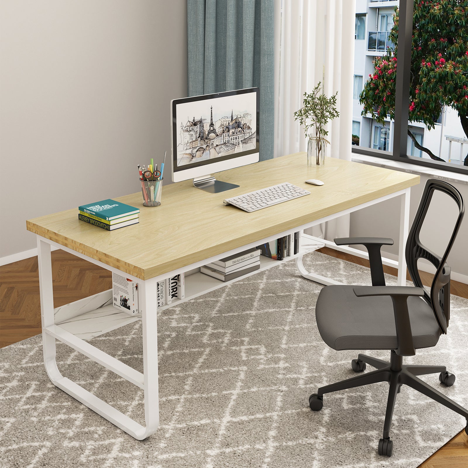 Solid Wood Rectangular Table Top