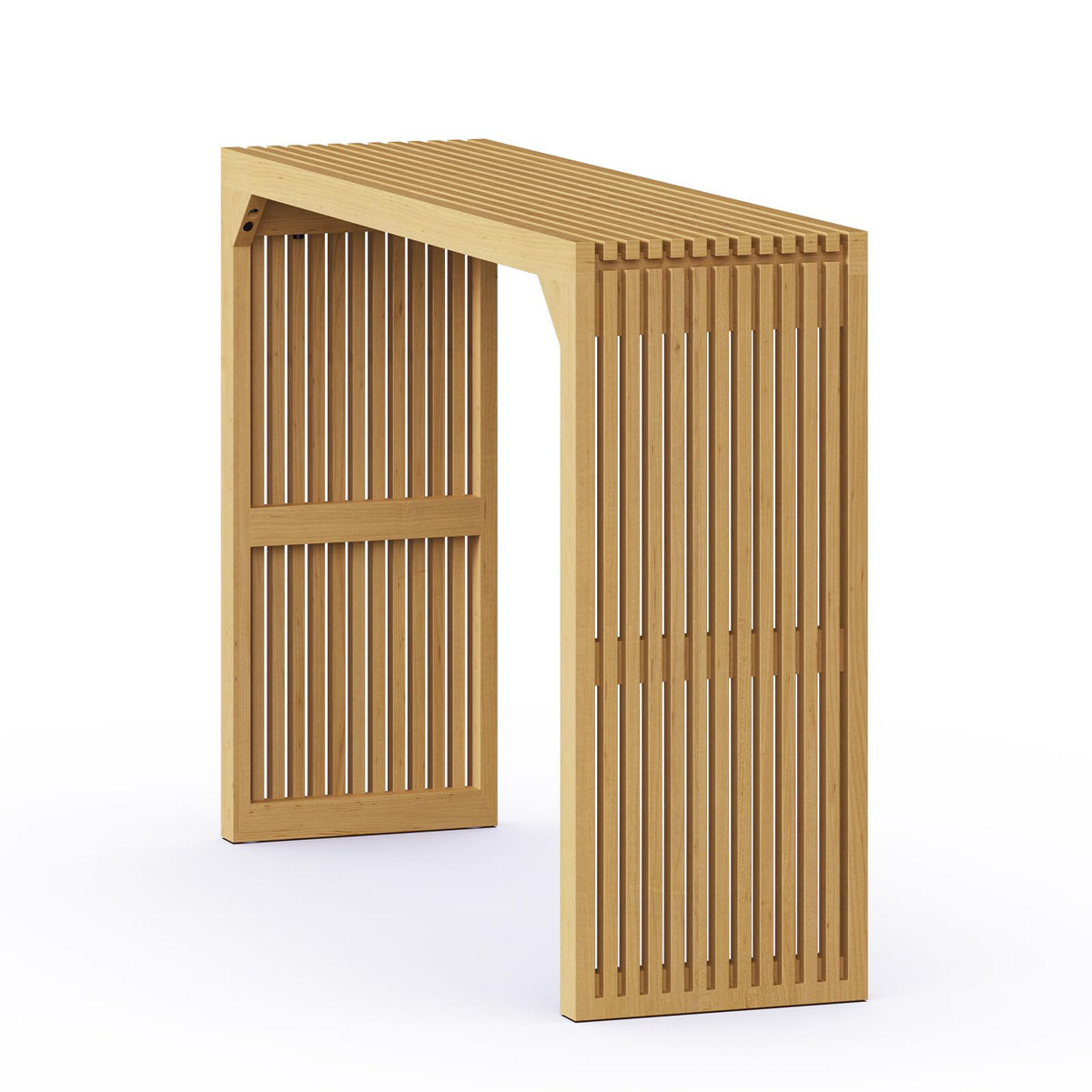 Rectangle Solid Wood Farmhouse Console Table