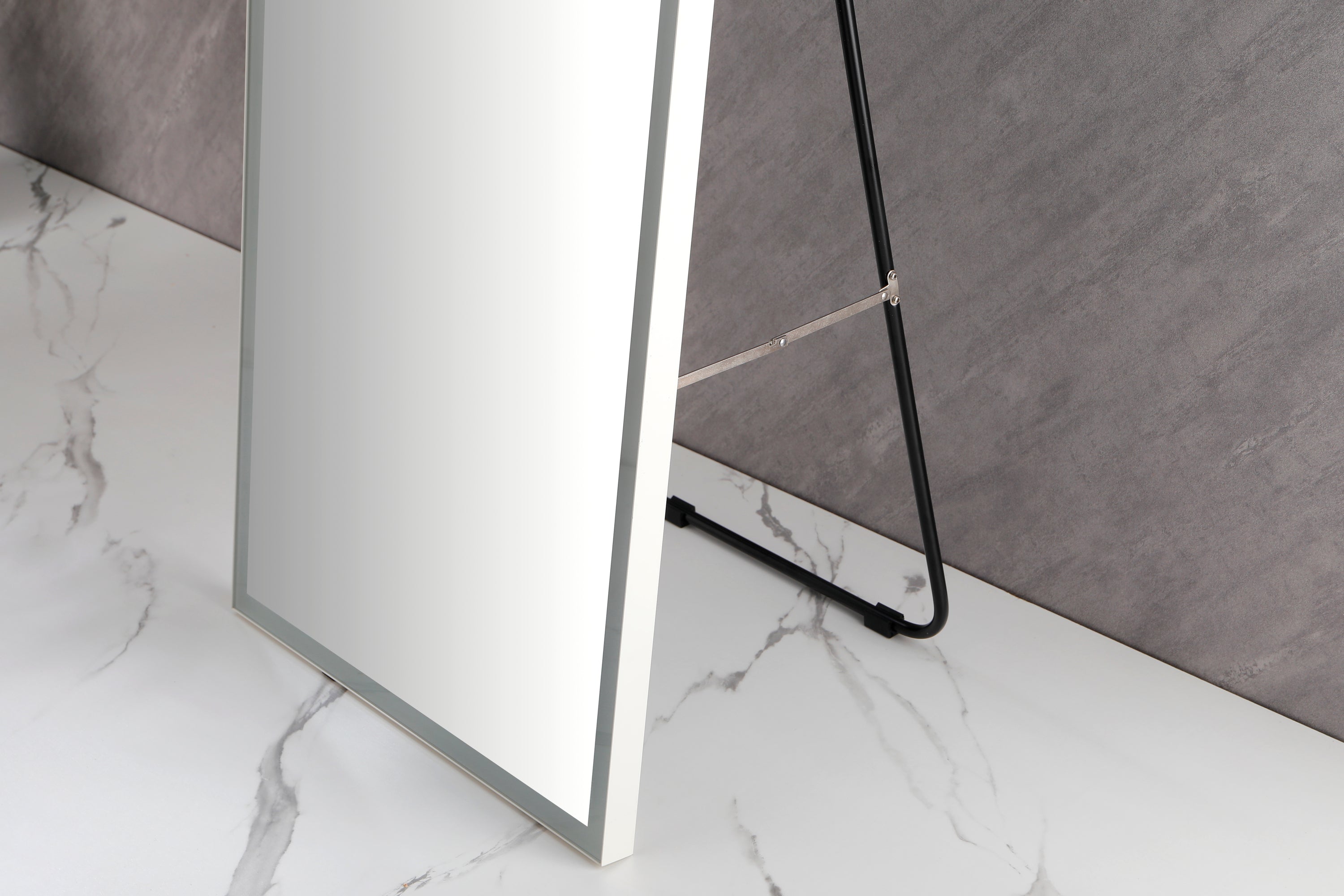 62*20 Full Length Mirror with LED Lights, Free Standing Tall Mirror, Lighted Floor Mirror, Wall Mounted Hanging Mirror, Full Body Mirror w/Dimming & 3 Color Lighting for Bedroom