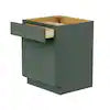 Easy-DIY Ready to Assemble Drawer Base Kitchen Cabinet in Shaker Basil with 1-Doors