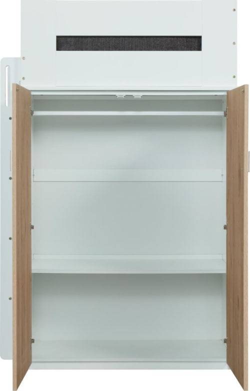 ACME Nerice Loft Bed in White & Pink 38040
