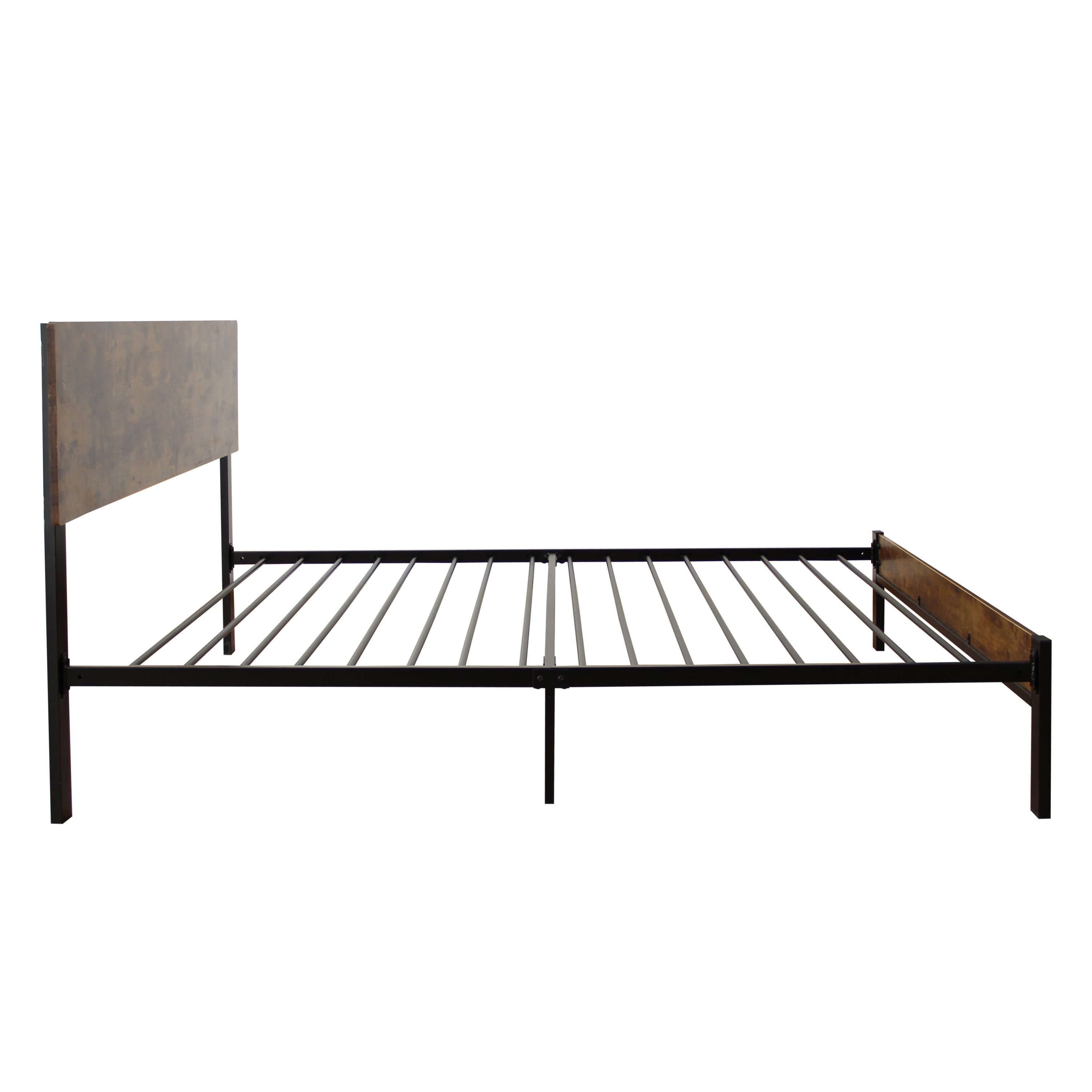 Twin Size metal bed Sturdy System Metal Bed Frame ,Modern style and comfort to any bedroom ,black