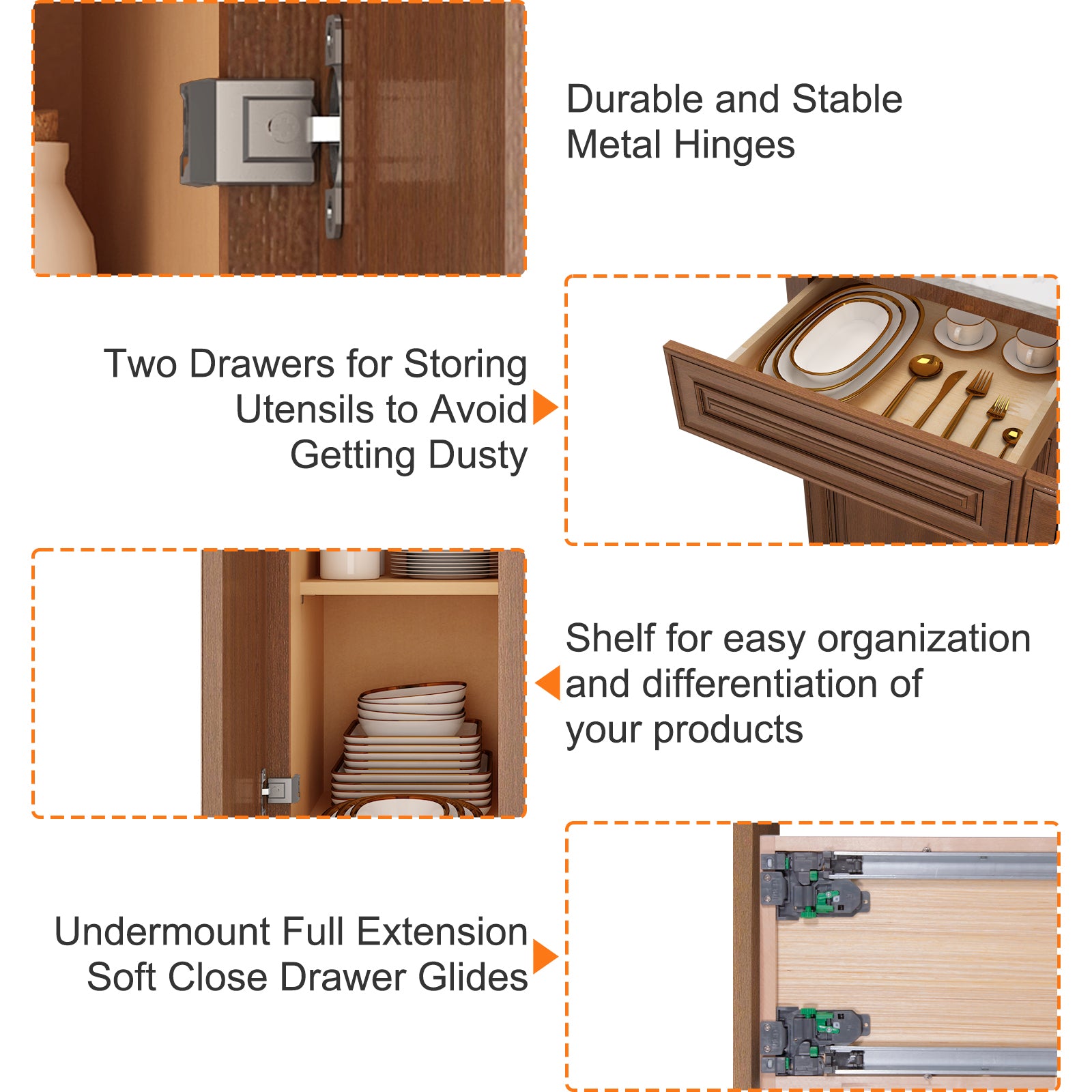 24"D Birch Solid Wood X 30"W X 34-1/2"H Base Kitchen Cabinet B30