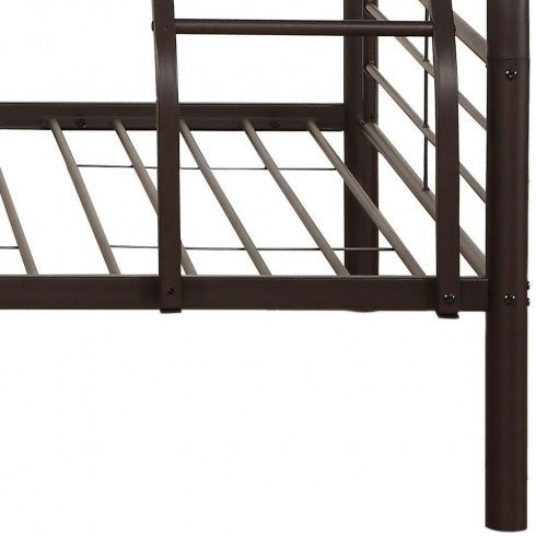 Cairo Bunk Bed (Twin/Full) in Sandy Black 37610