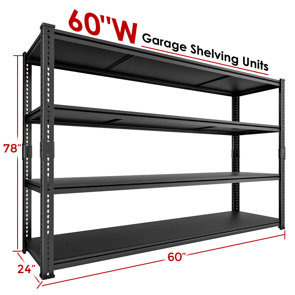 Adjustable Heavy Duty Metal Shelving Unit For Garage,Pantry,Storage,Toolsheds, Warehouses