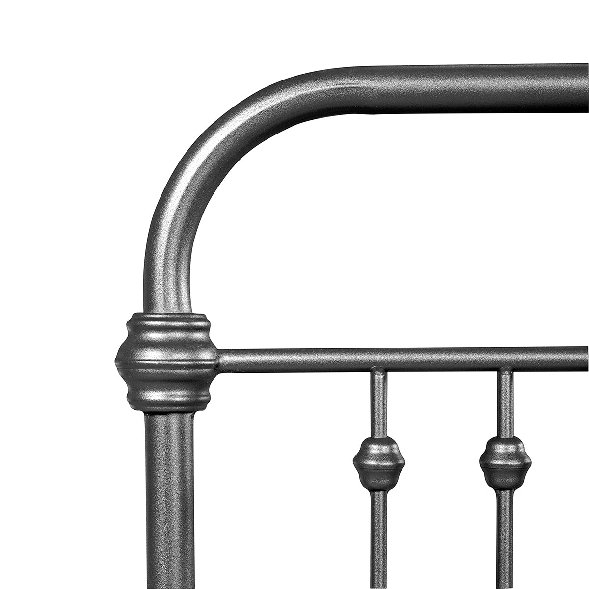 81.6" L X 59.6" W X 44.4"H Metal Bed Frame Full Size Standerd Bed Frame - BLACK