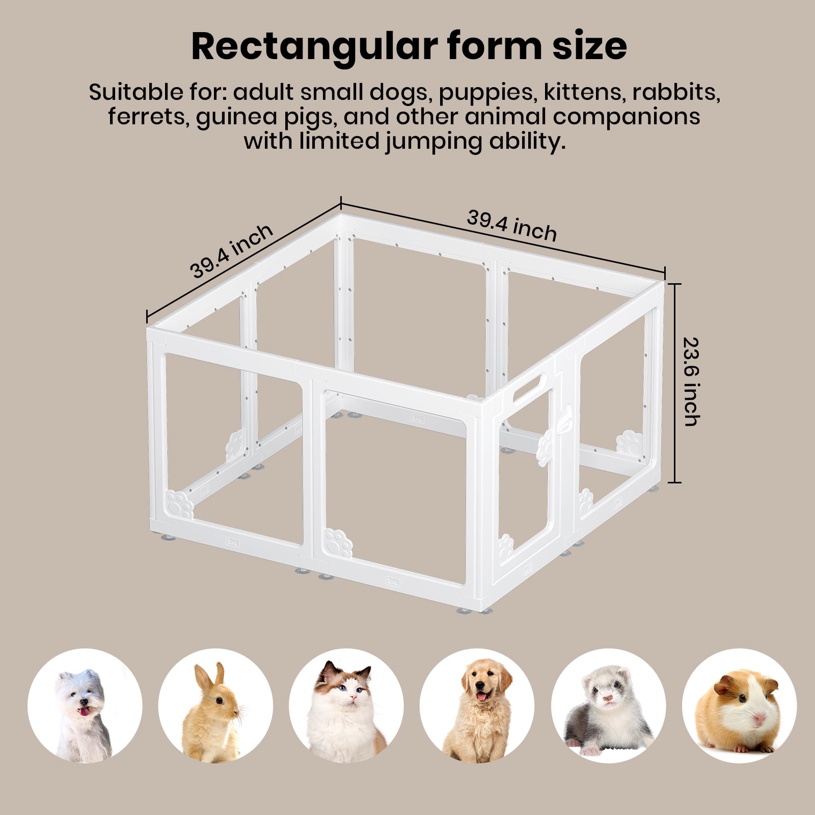 Animigo Clear Acrylic Plastic Cages for pets