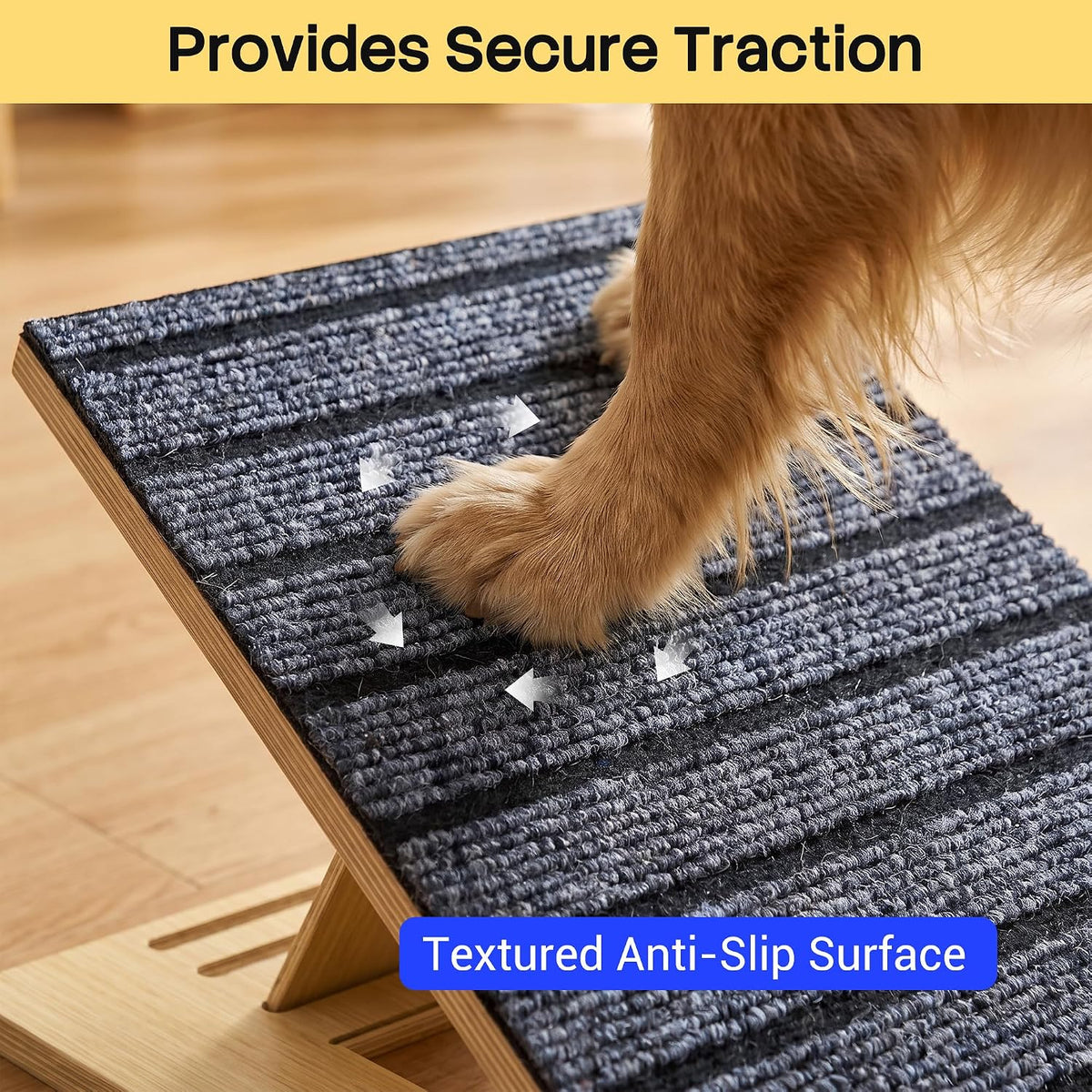 Dog Ramp for Stairs, Non-Slip Pet Ramp for Indoor Stairs for Small Dog 7 Pack