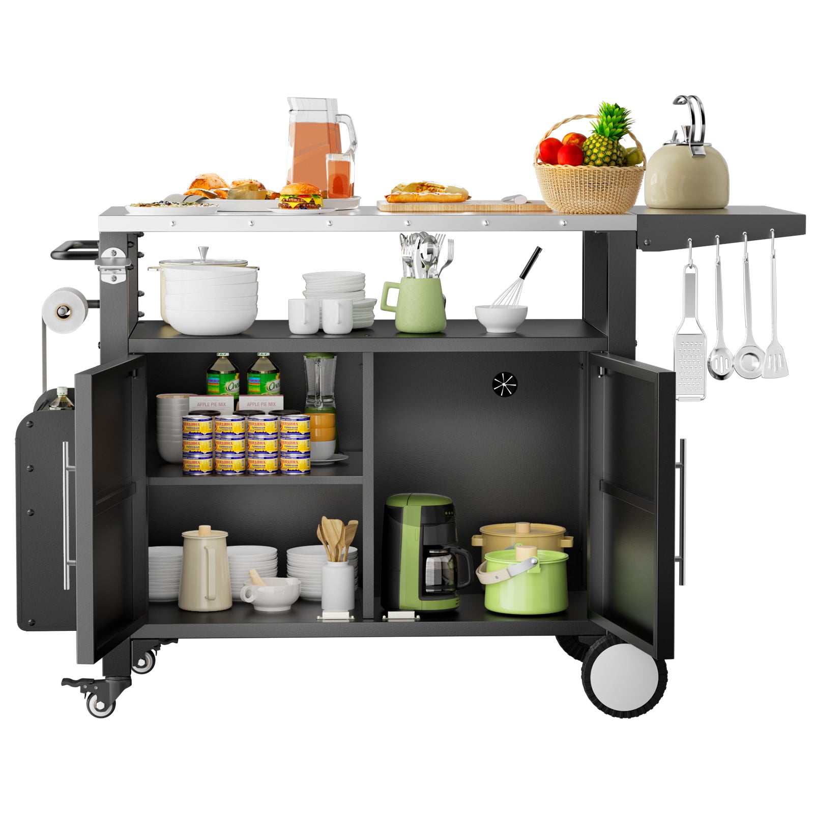 Metal Kitchen Cart