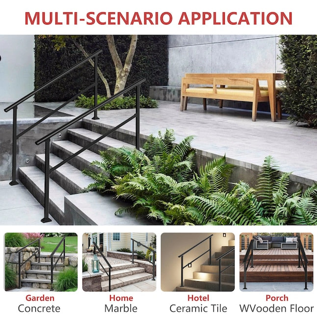 Hand Rails for Outdoor Steps Wrought Iron Railing