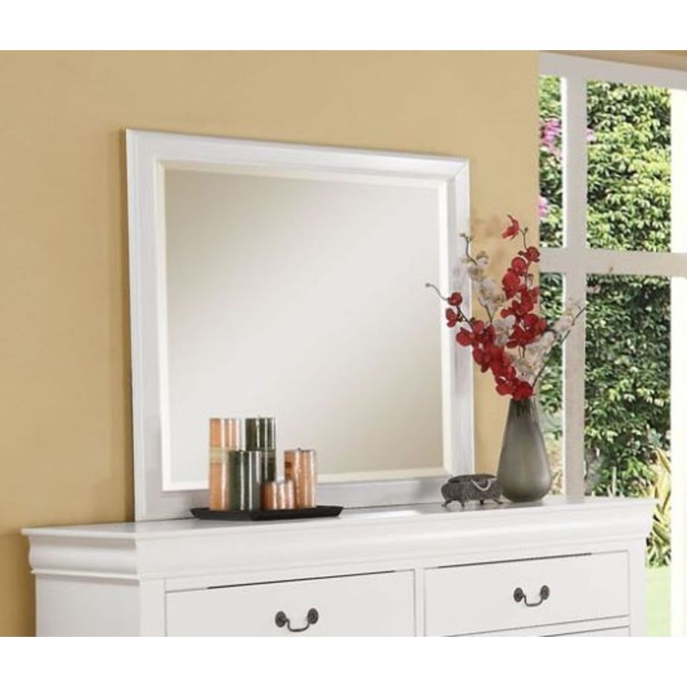 Philippe III Mirror in White 24504