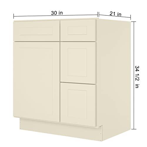 30'' Right Vanity Combo Bases Cabinets