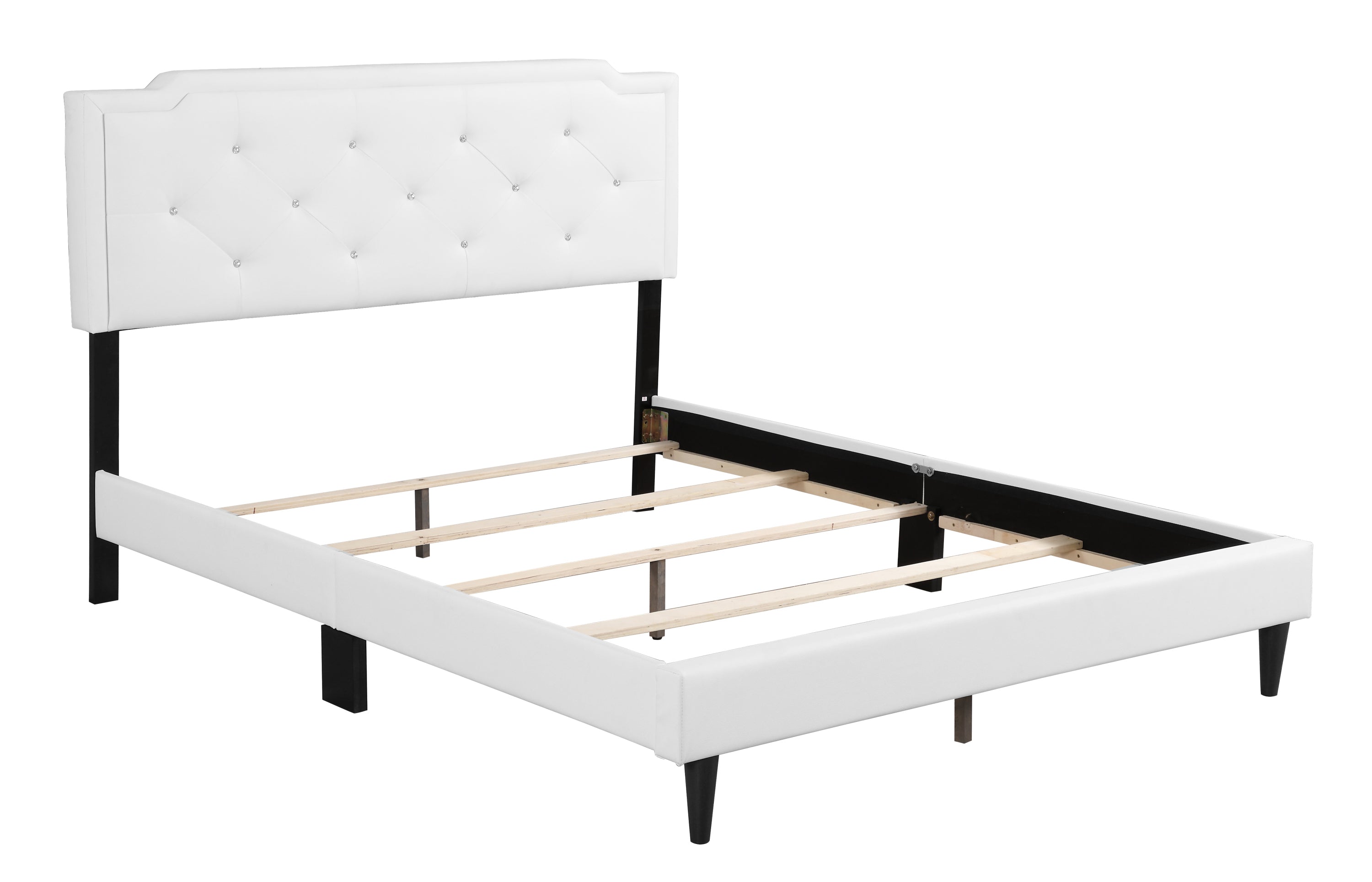 Glory Furniture Deb G1118-FB-UP Full Bed -All in One Box , WHITE