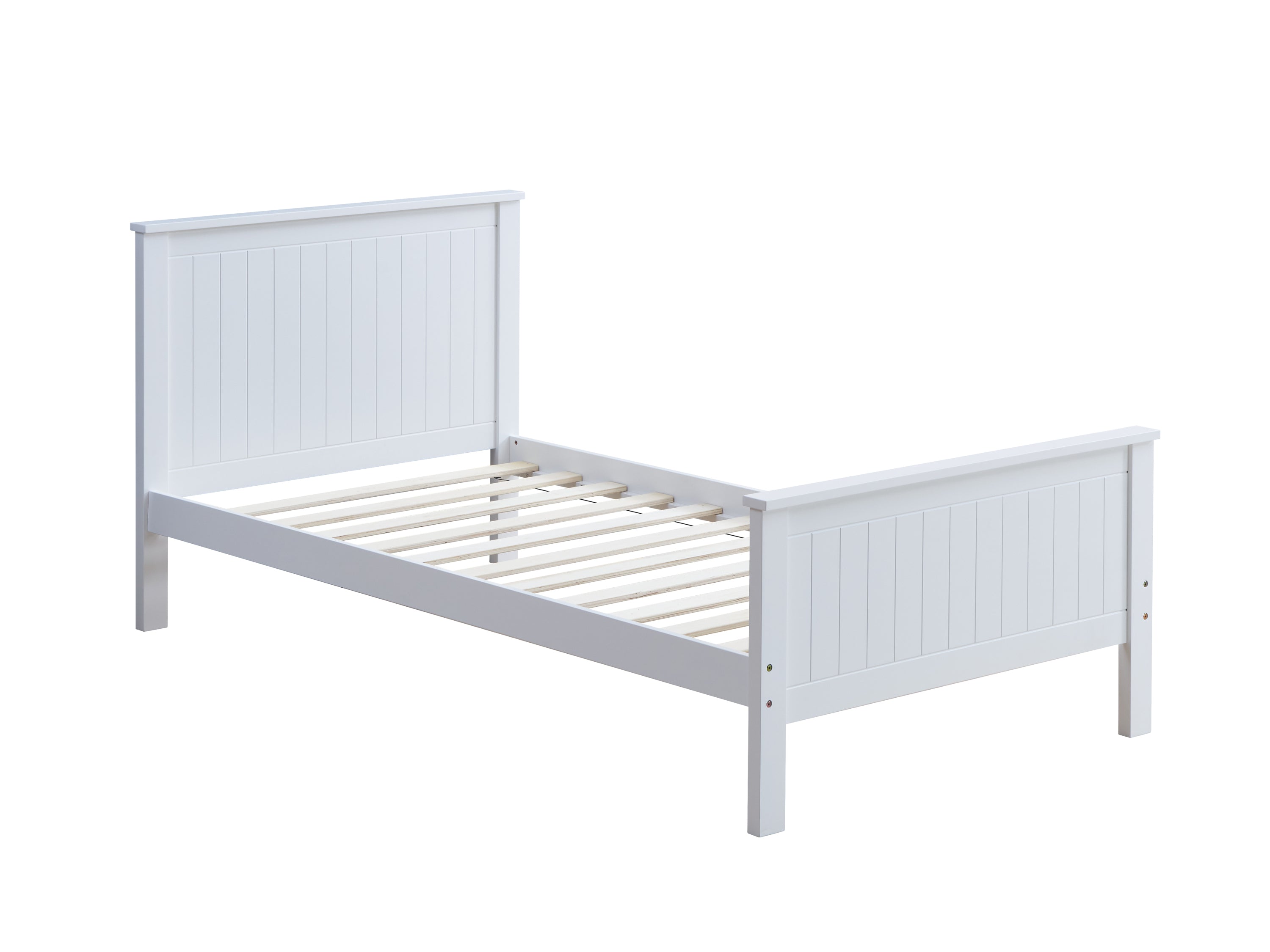 Bungalow Twin Bed in White 30025T